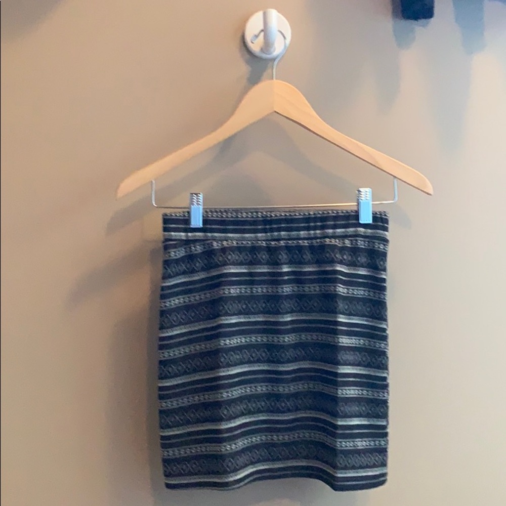 Slip on mini skirt